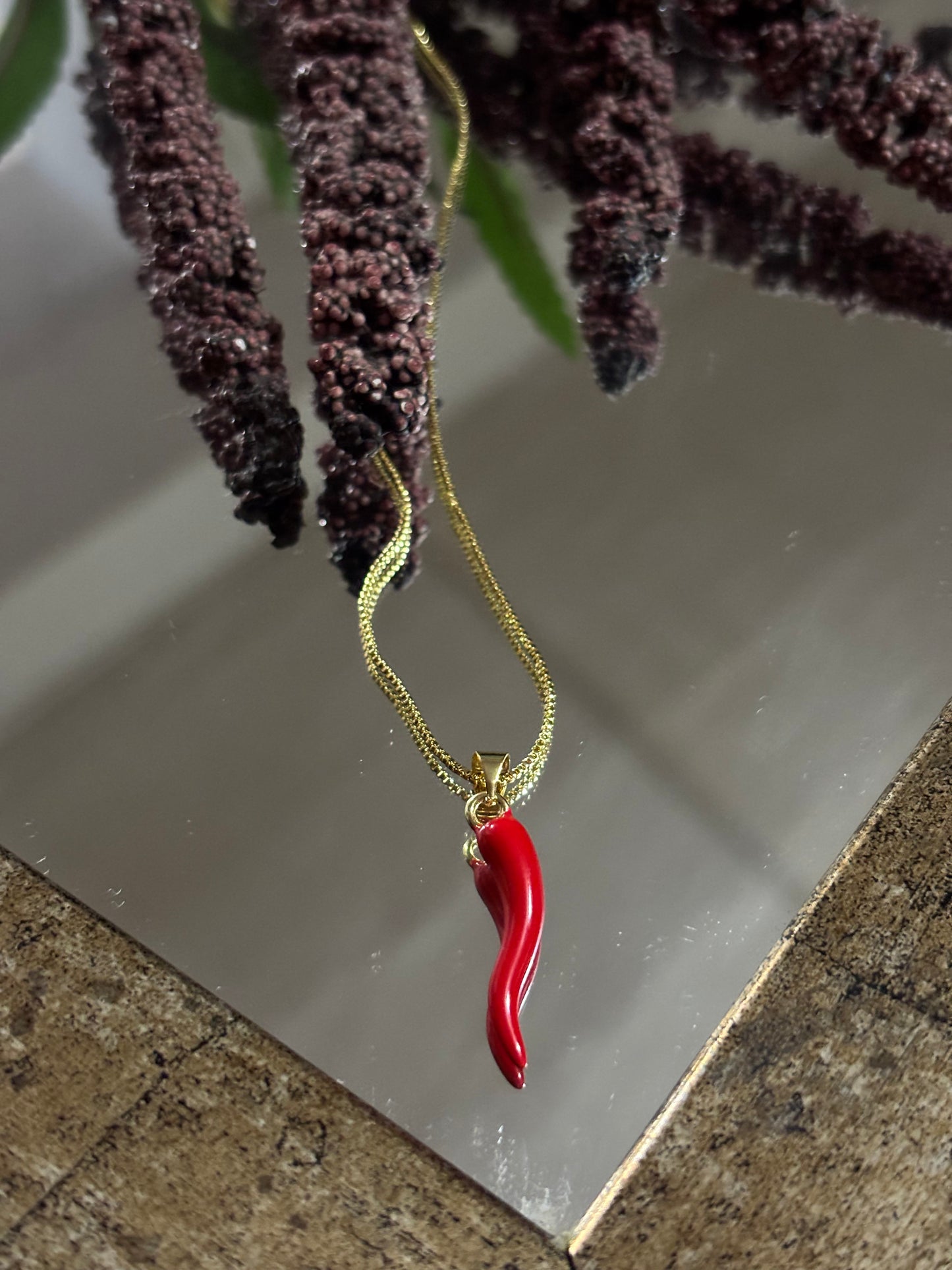 Collar cornicello